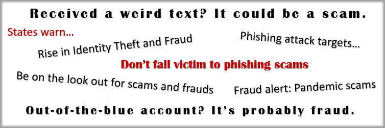 Don't fall victim to phishing scams